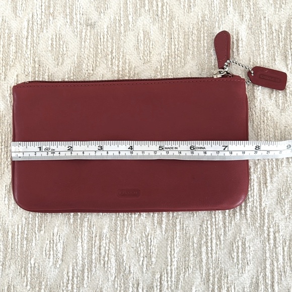 Coach EUC Red Leather Case/Pouch - Picture 12 of 13